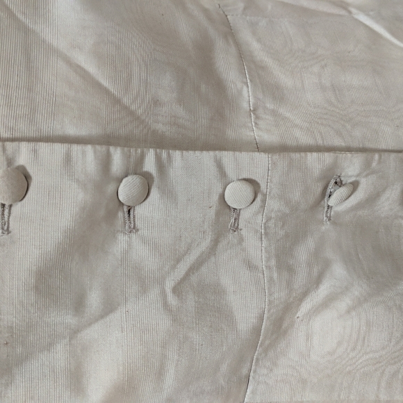 Moulinette Soeurs Women's Lined Bustier Midi Dress Button Back Size 6 - Picture 8 of 14